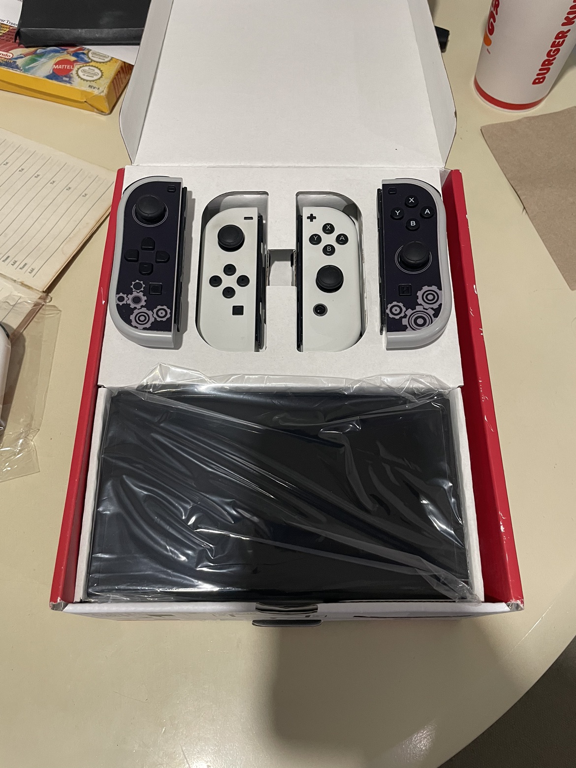 Nintendo Switch OLED white 64GB LNIB w/extras $450 OBO image indicator(2)