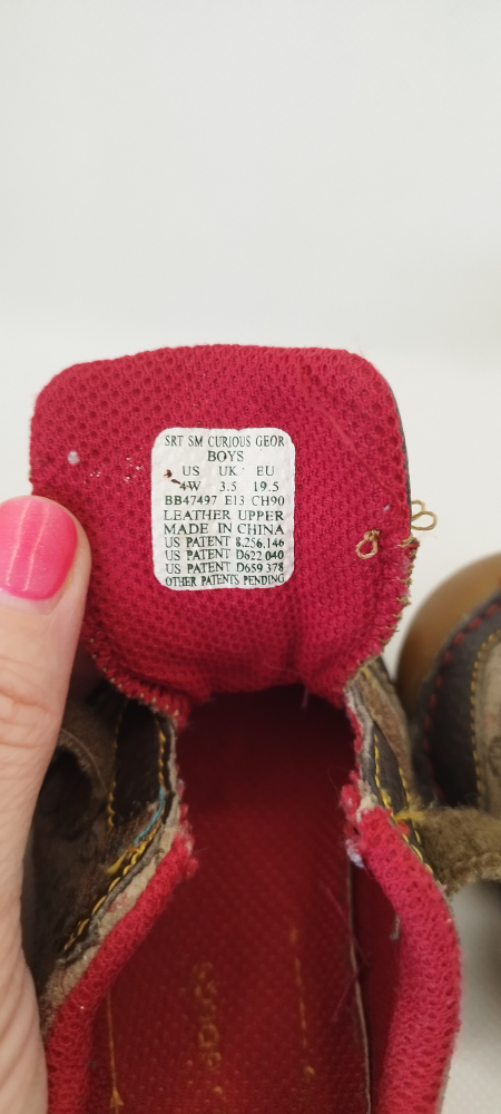 Stride Rite Curious George Shoes - Size 4 - photo 4