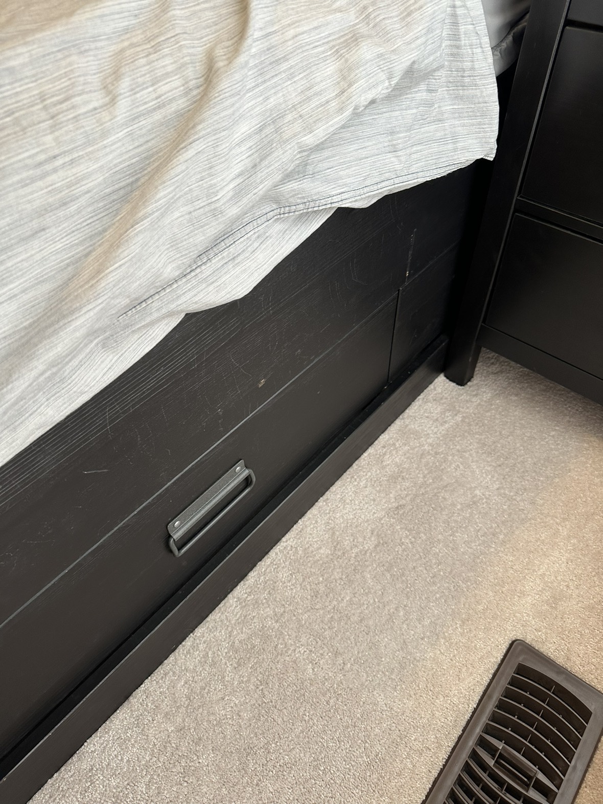 Queen Bed Set - Bedframe, Mattress, & 2x Night Tables image indicator(3)