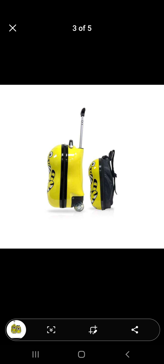 TIGERLICIOUS 2 PC (16", 13") Suitcase and Backpack Set image indicator(3)