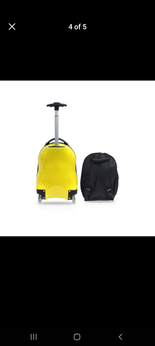 TIGERLICIOUS 2 PC (16", 13") Suitcase and Backpack Set image indicator(4)