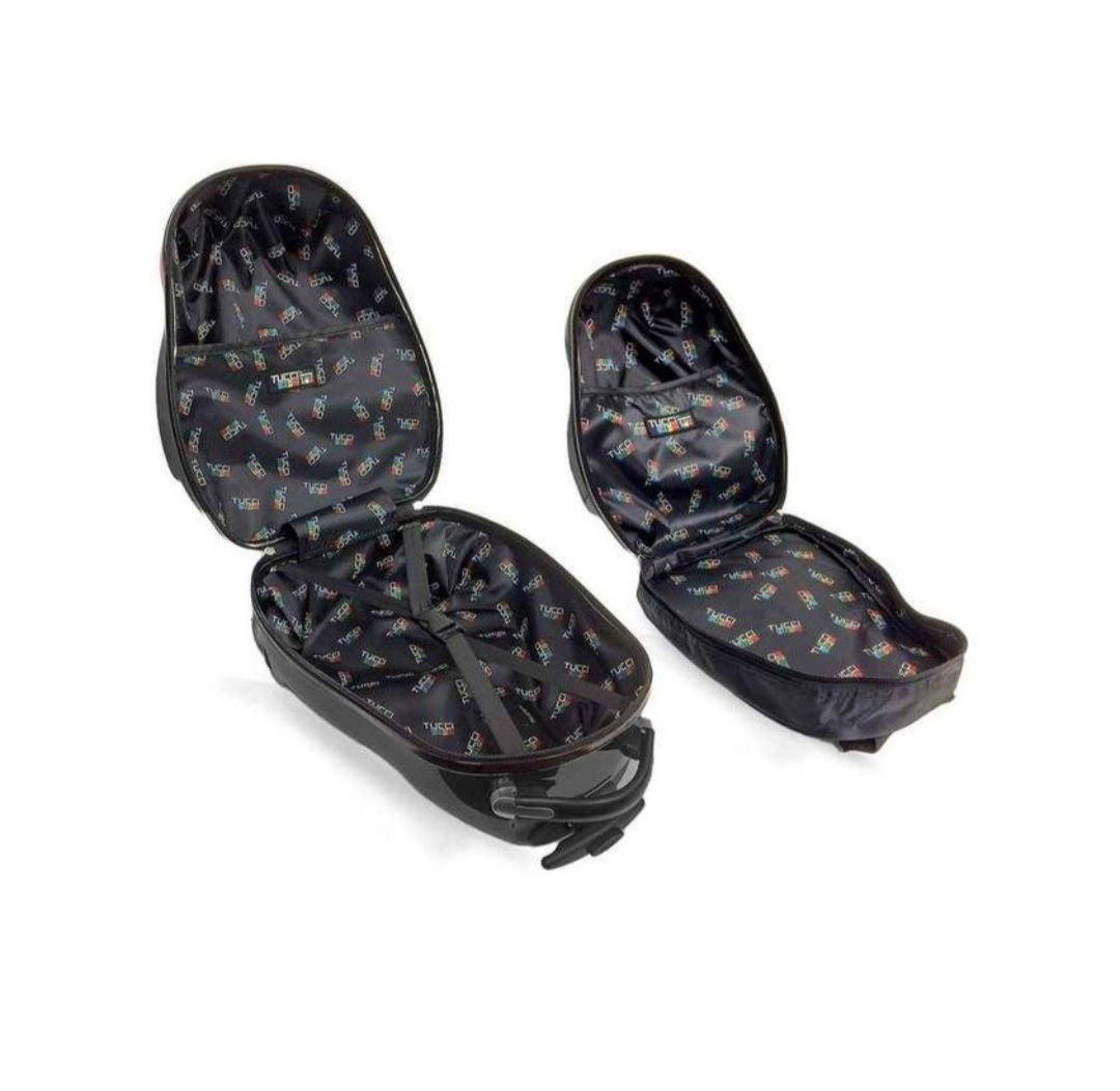 TIGERLICIOUS 2 PC (16", 13") Suitcase and Backpack Set image indicator(5)