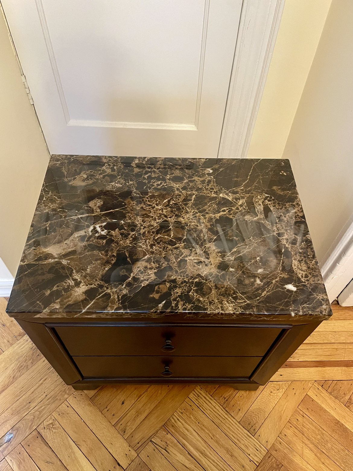 Dark Wood Nightstand - photo 3