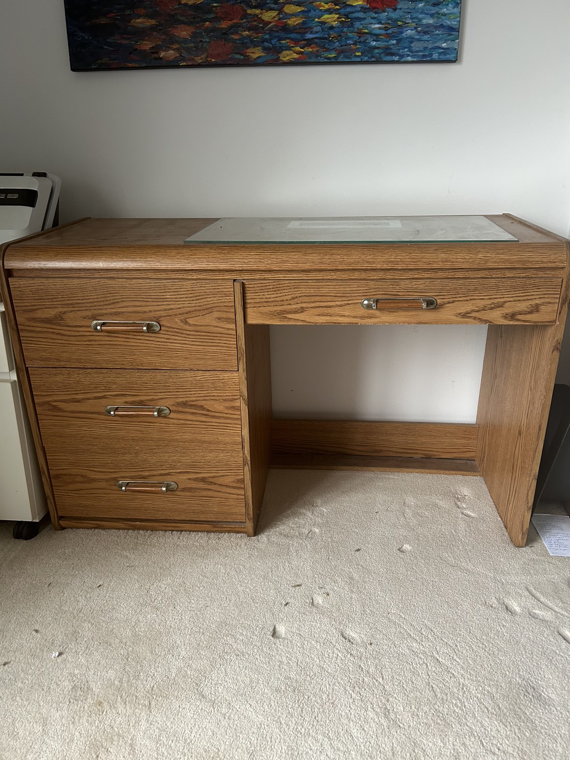 Desk and chair thumbnail