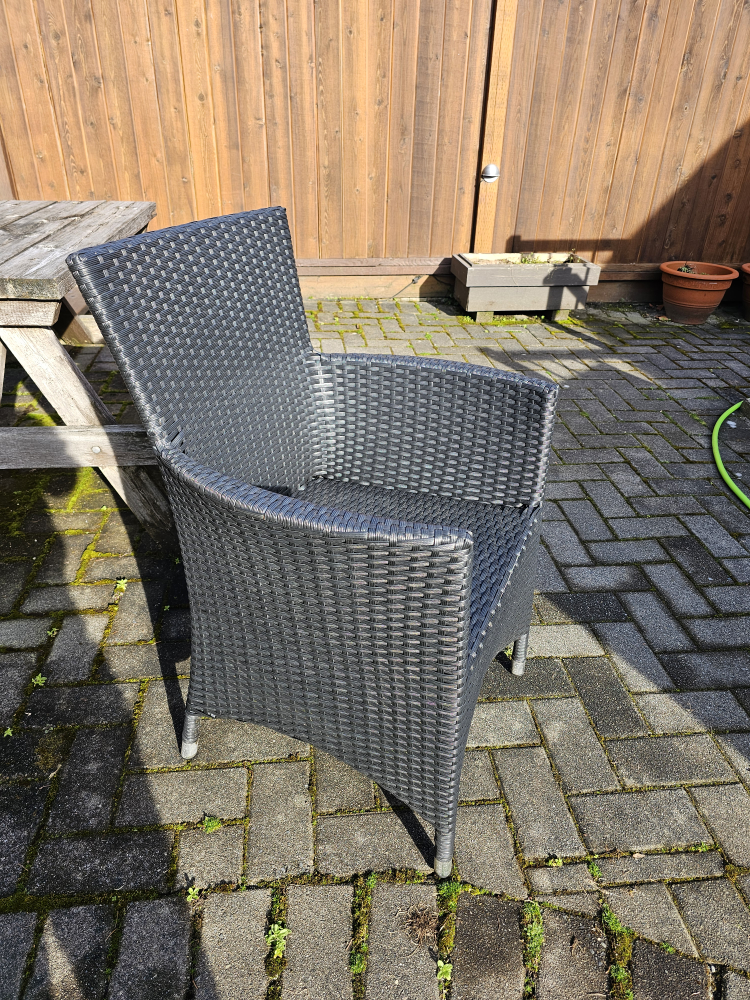 Outdoor chairs (2pcs) & table - photo 5