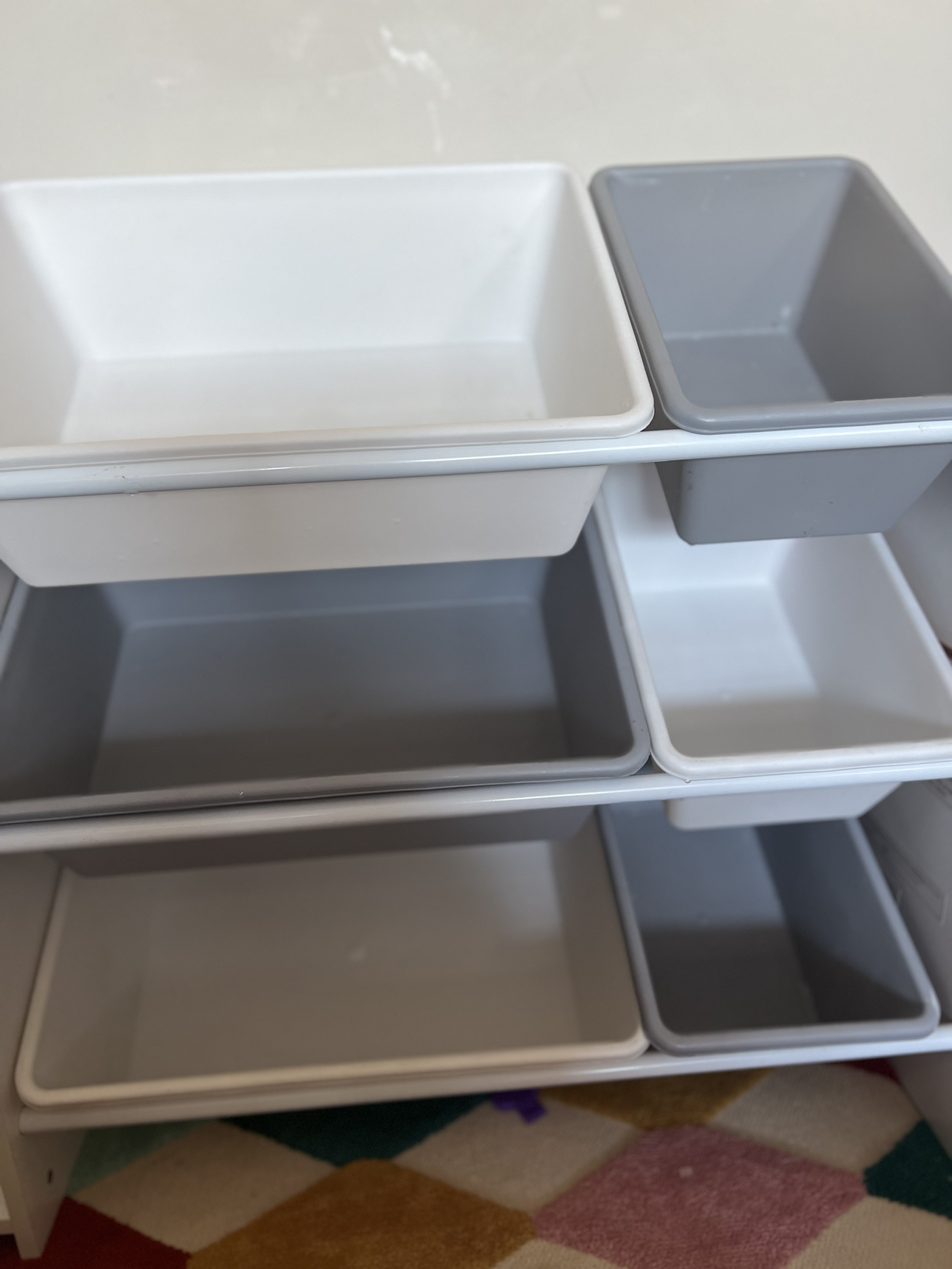 Toy storage organizer with bookshelf - photo 4