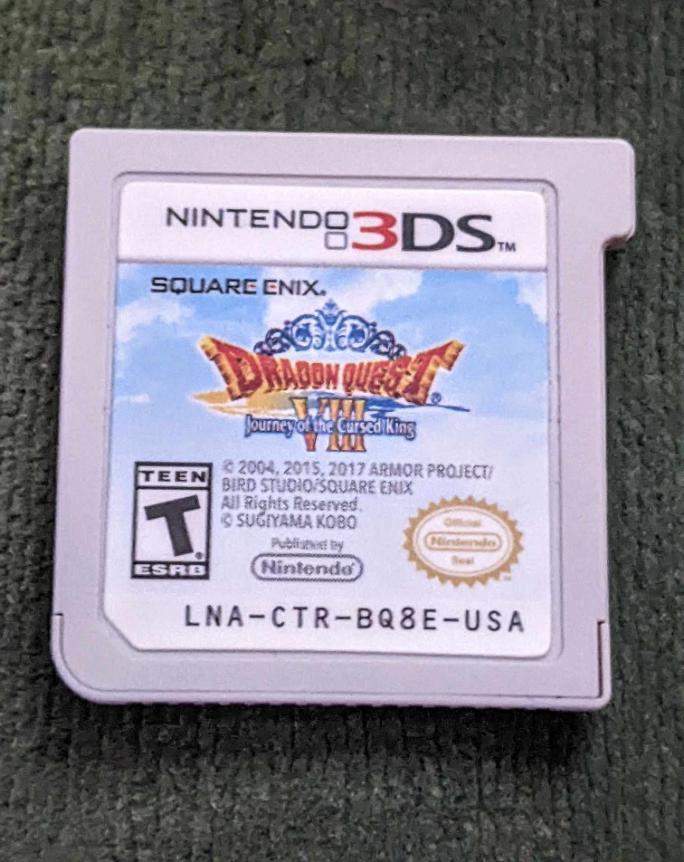 Dragon Quest VIII 3DS game cartridge thumbnail
