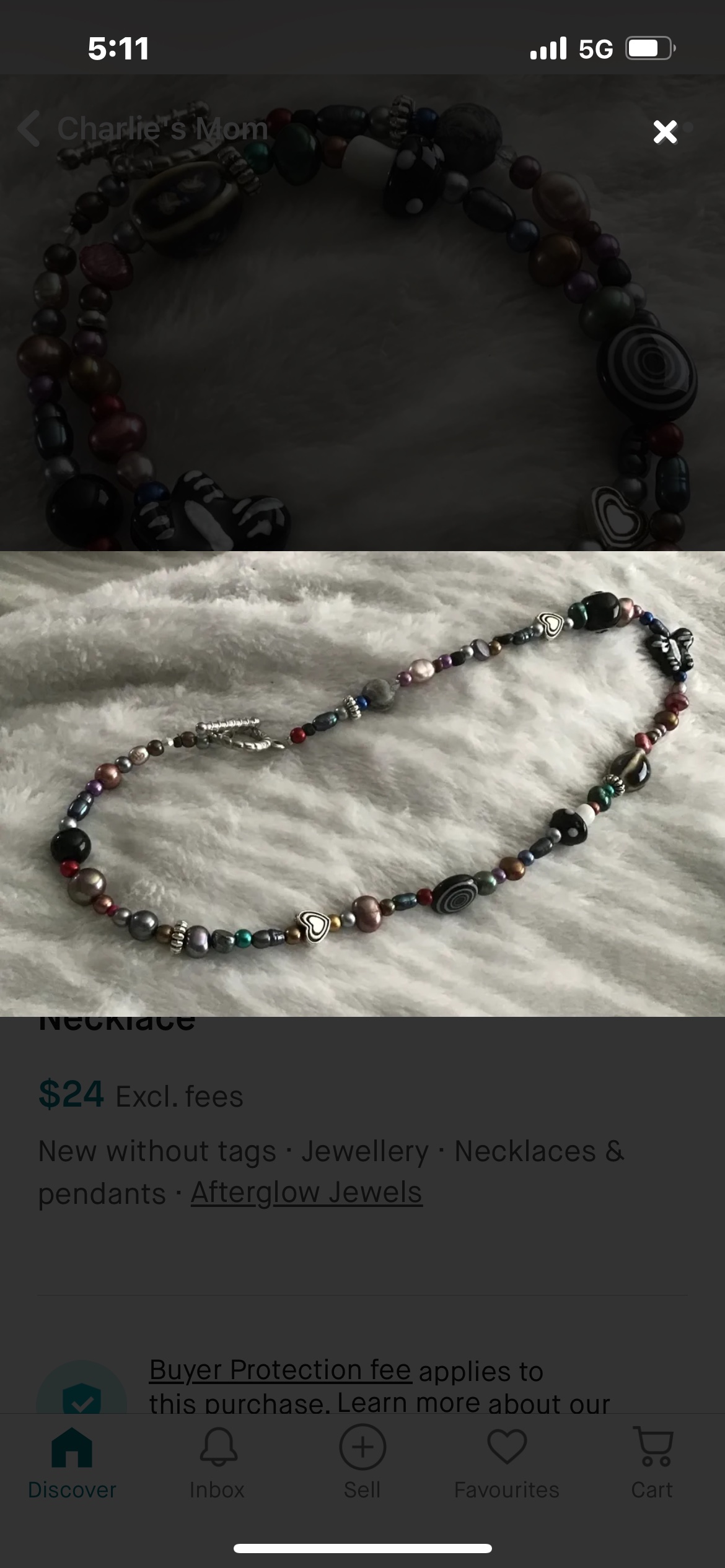 ✨✨Afterglow 16” Beaded Necklace image indicator(3)