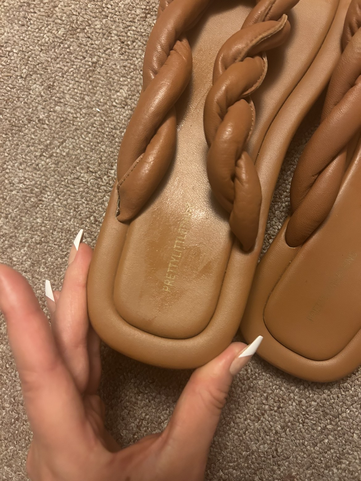 Tan flat sandals - photo 2