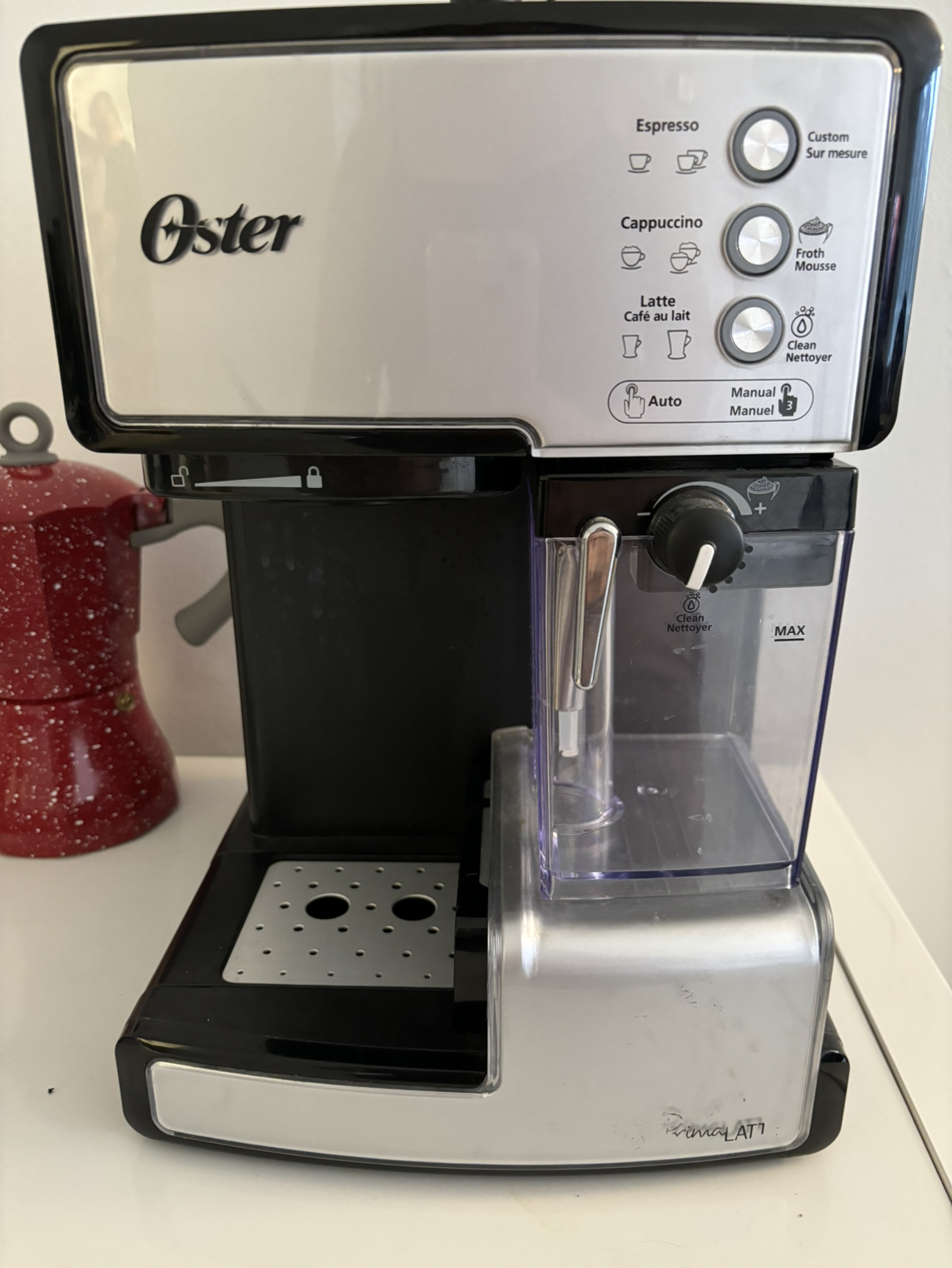 Oster Prima Latte Espresso, Cappuccino and Latte Maker thumbnail