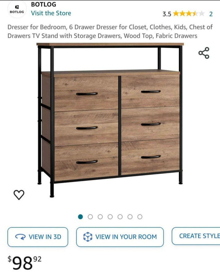 Drawer dresser/ Storage X2 - photo 3