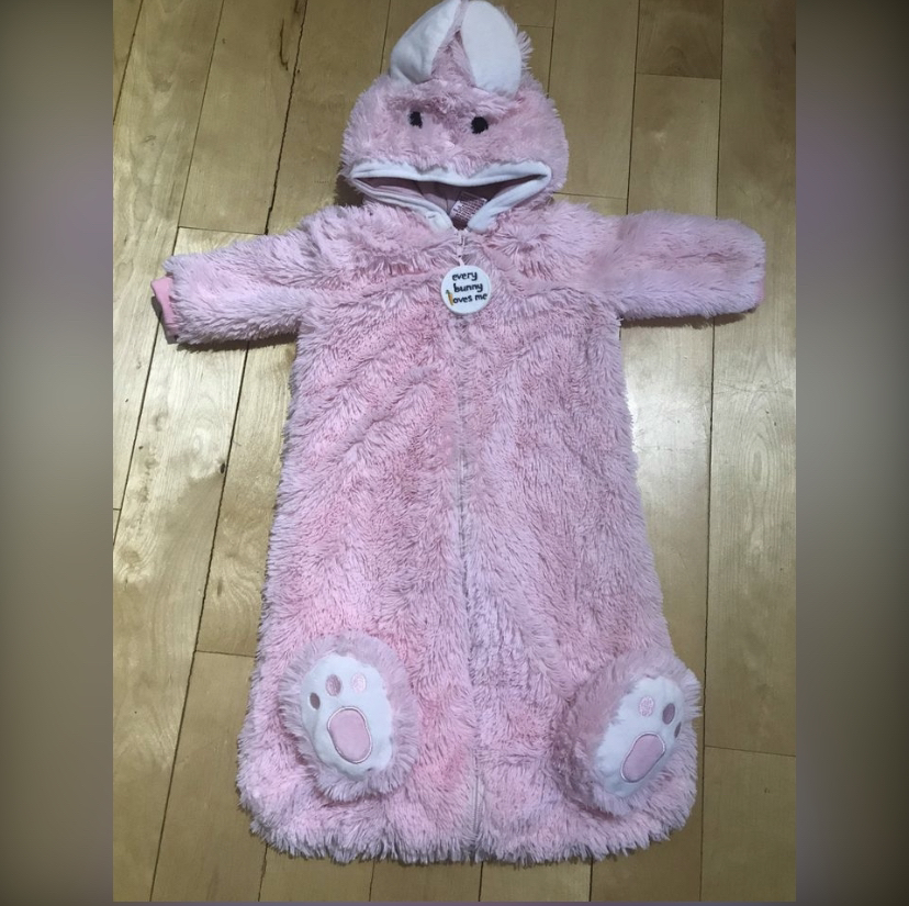 Halloween bunny outfit baby thumbnail