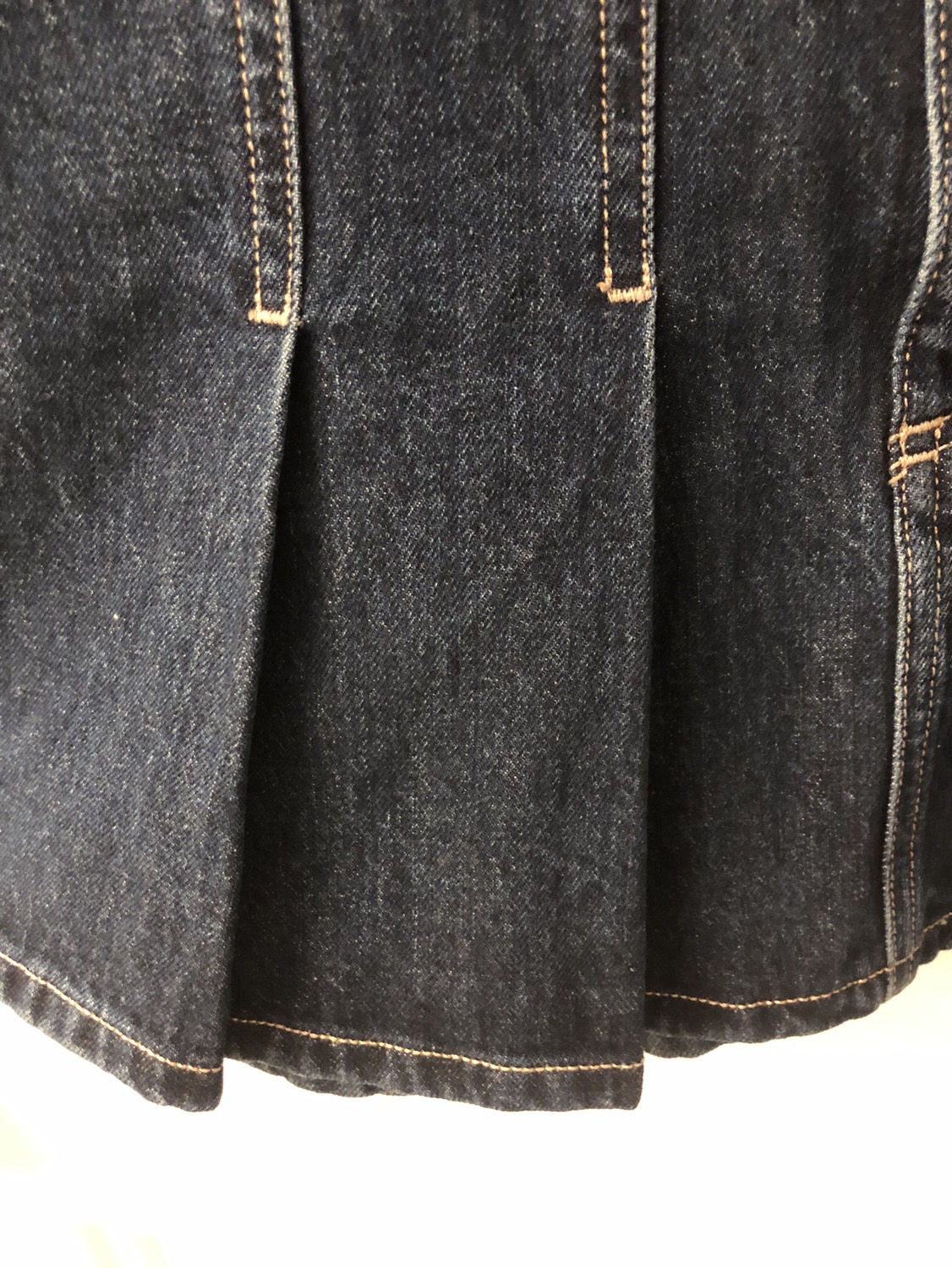 Zara denim pleated skirt - photo 2