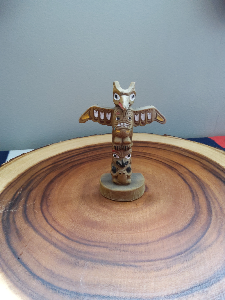Mini Wooden Totem Pole - photo 2