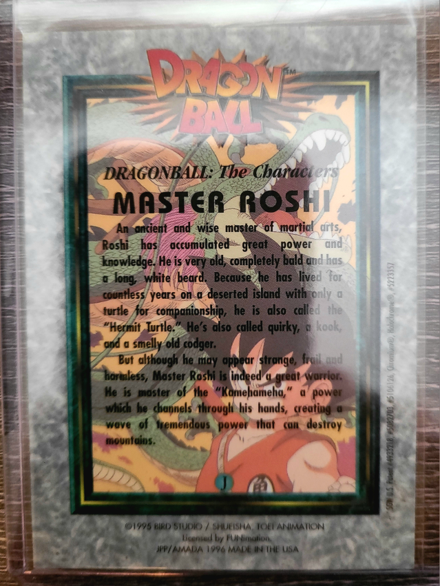 1995 Dragon Ball Z Master Roshi Card - photo 2