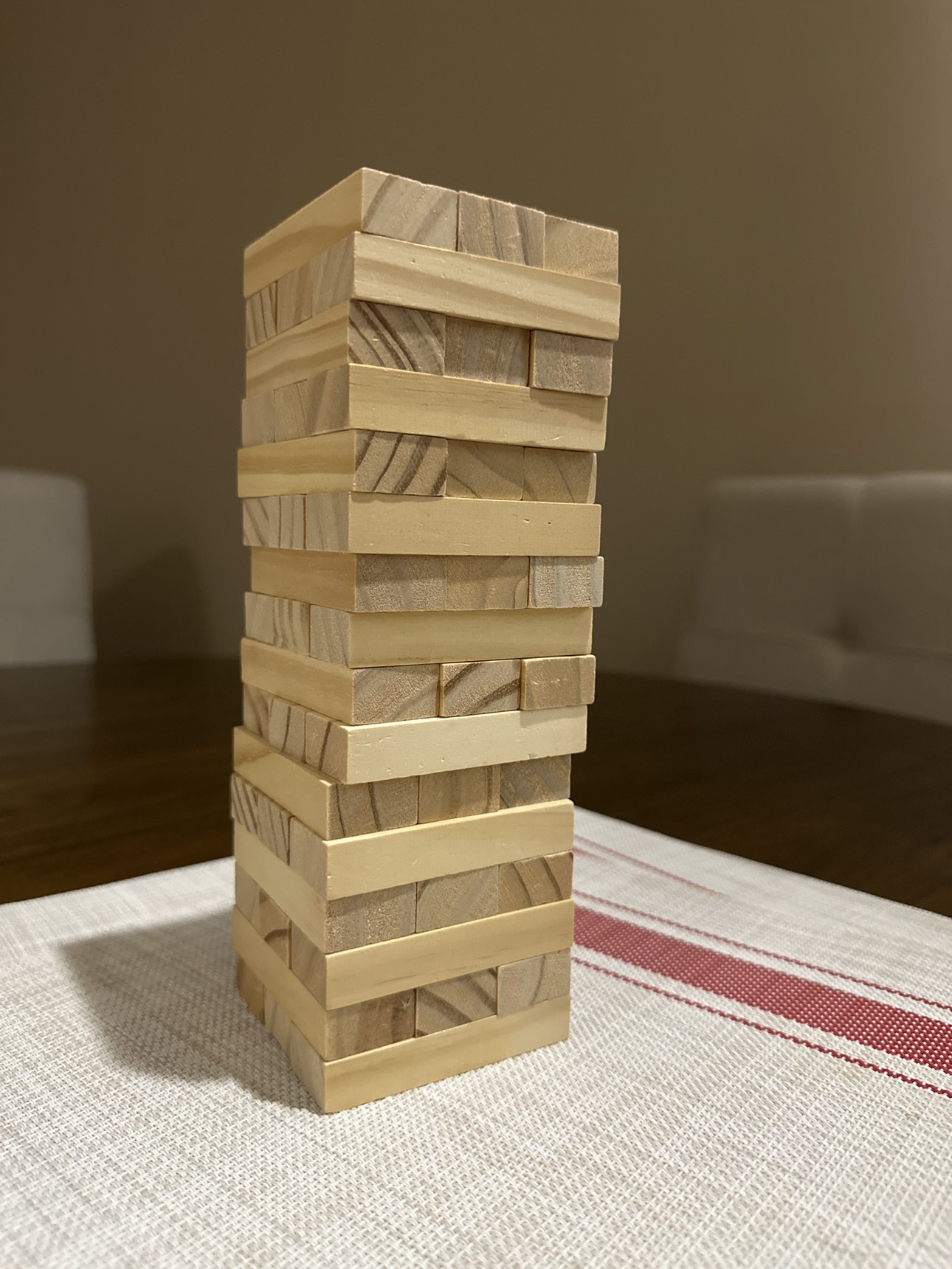 Jenga wooden blocks game