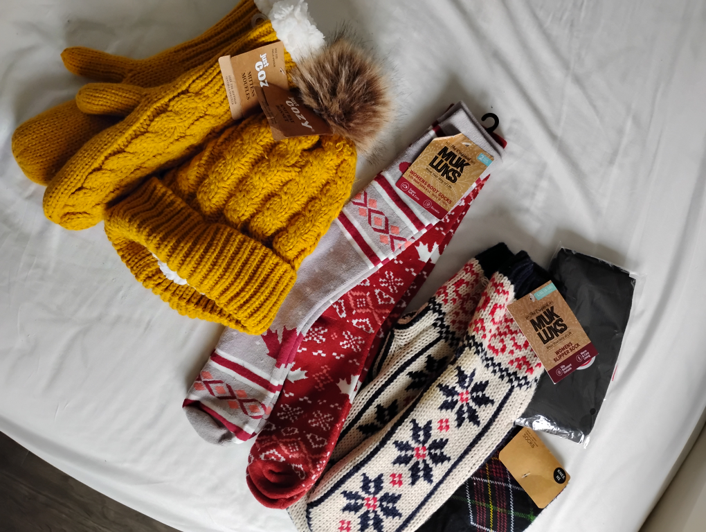 Winter socks and bonnet lot thumbnail