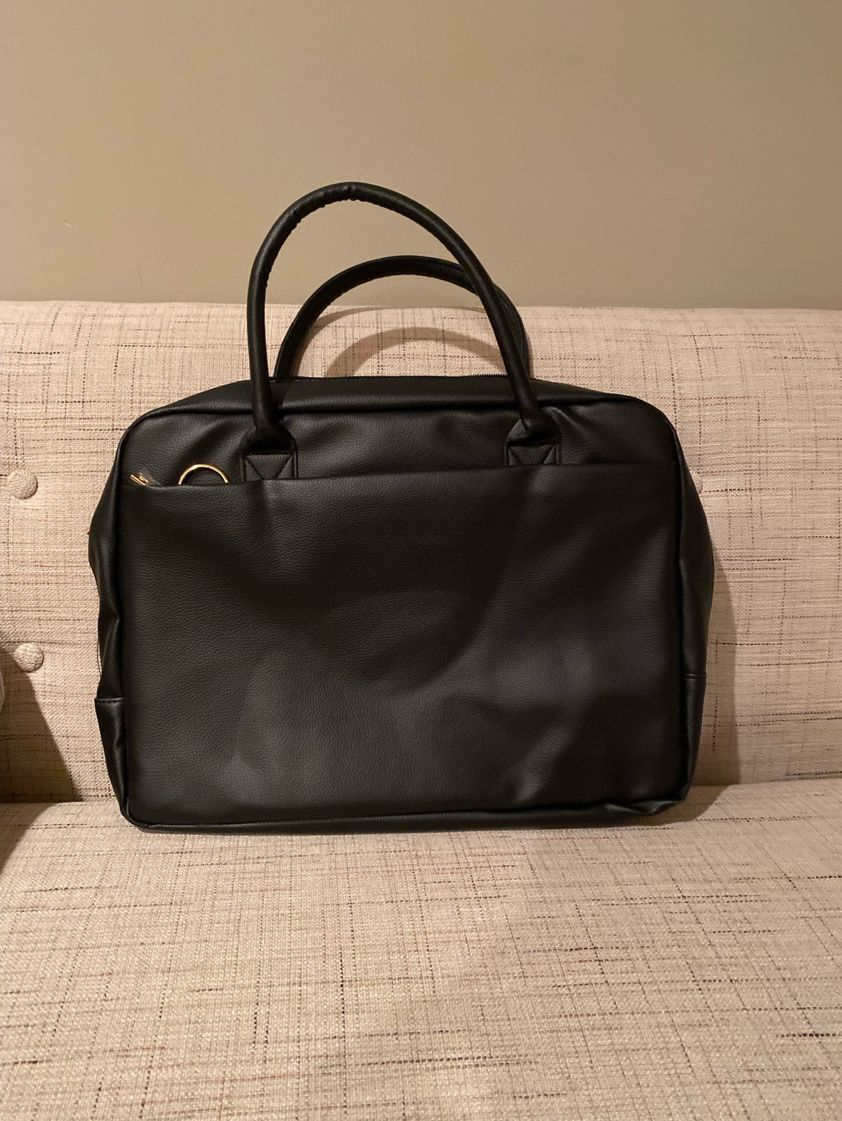New never used faux leather laptop bag with accessories - photo 3