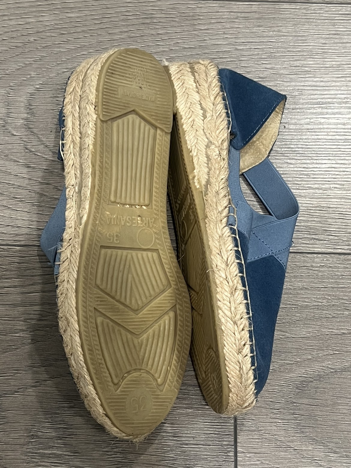 Espadrilles in navy suede/ shoes/ size 35 image indicator(2)