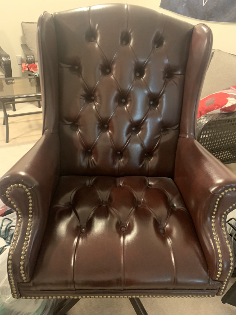 Leather office chair
