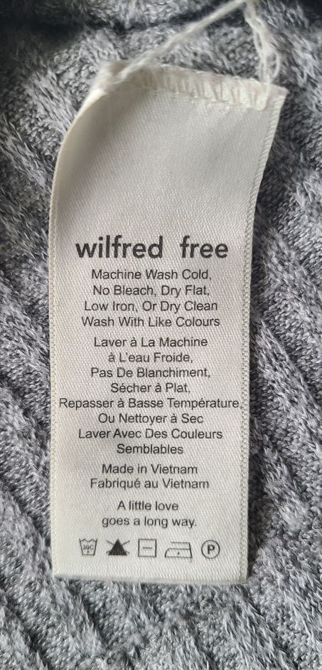 Wilfred Free ribbed knit top sz M - photo 4