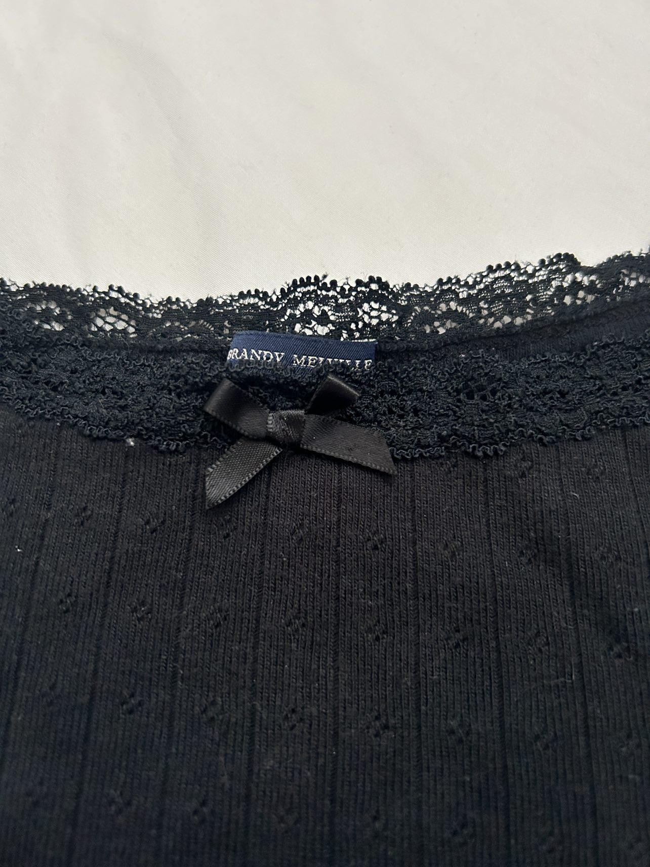 Brandy Melville lacy tank - photo 3