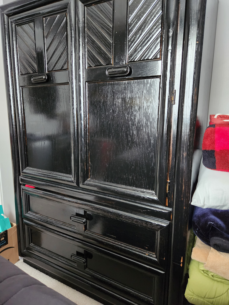 oak armoire - photo 2