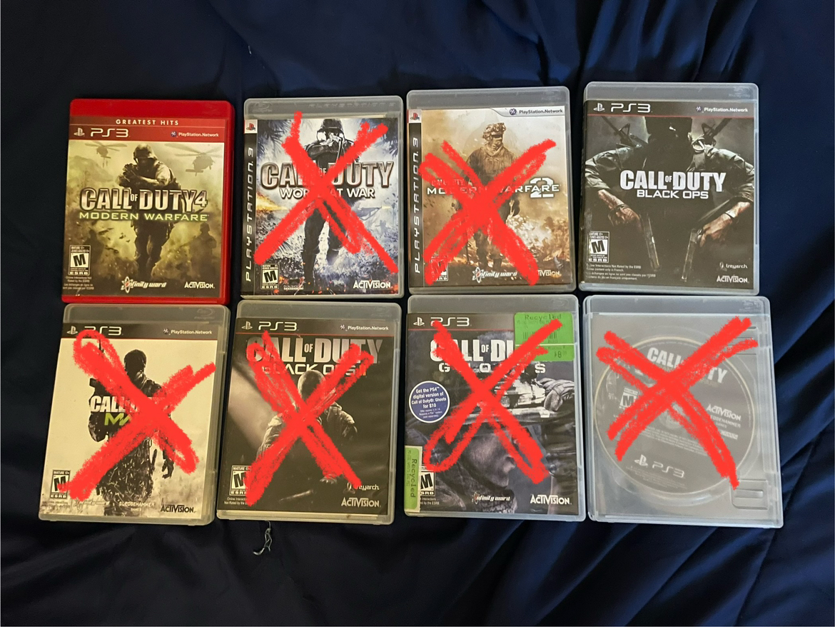 PS3 Call of Duty Games thumbnail