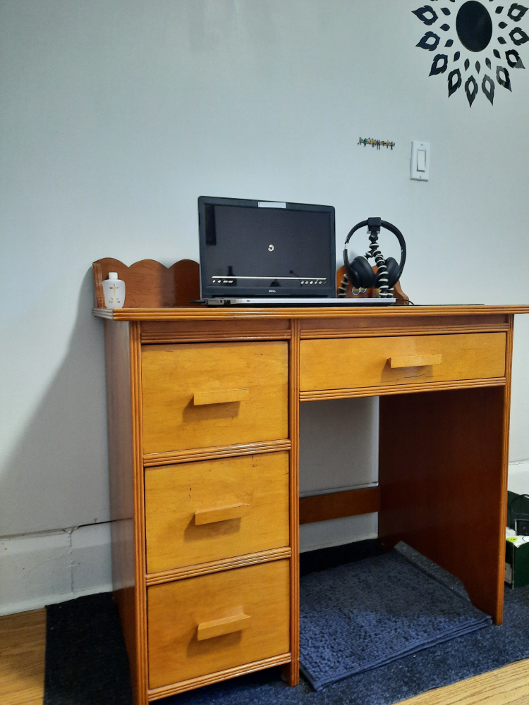Handcrafted - hard wood - study desk / office desk thumbnail