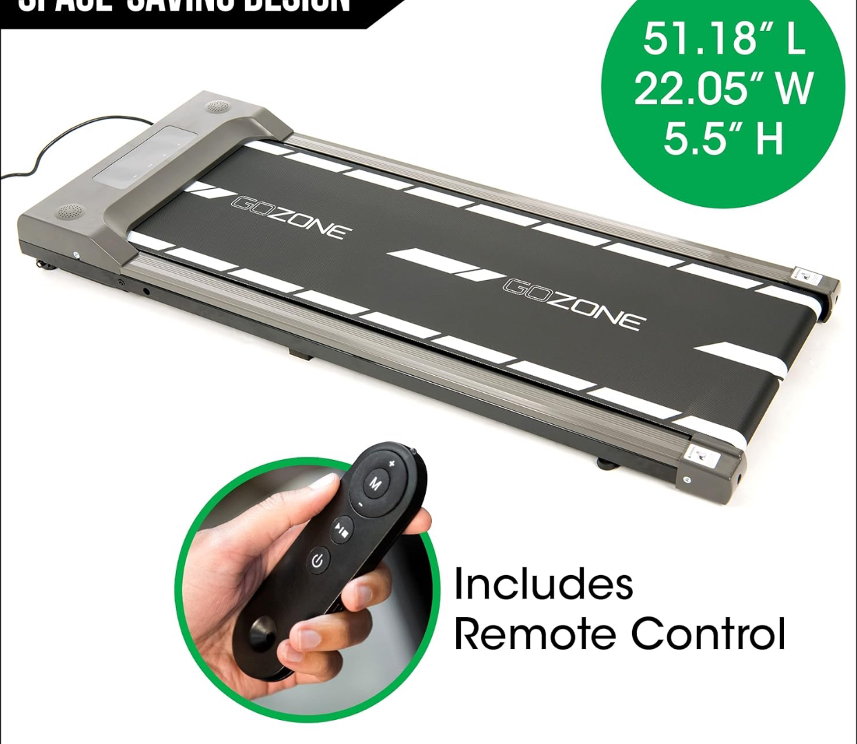 GoZone Compact Walking Pad for Home and Office image indicator(3)