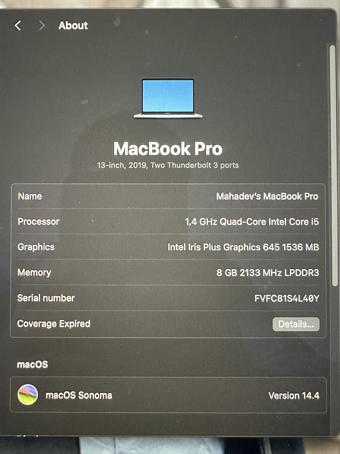 Selling My MacBook Pro 2019 - photo 3