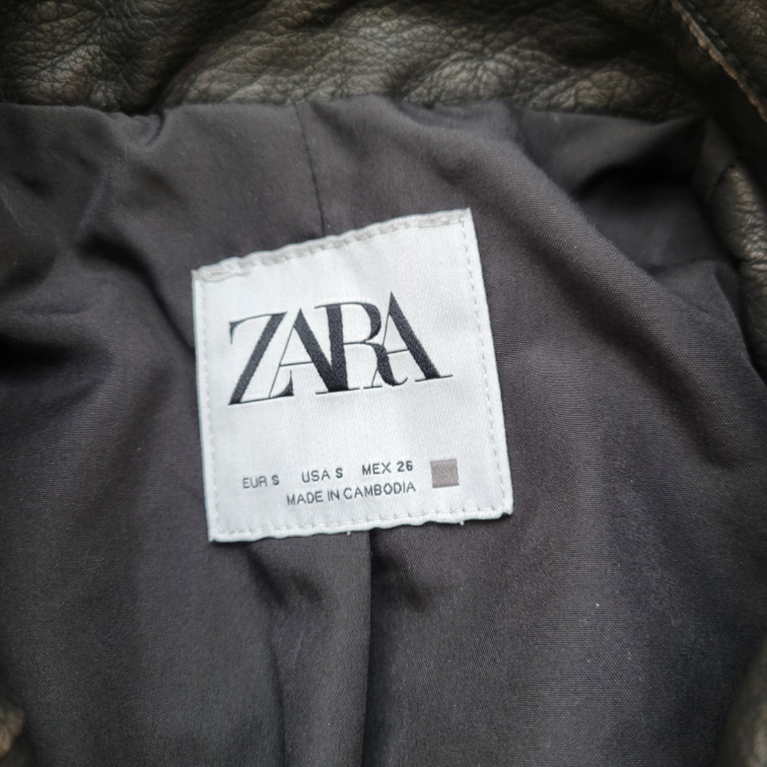 BNWT Zara Faux Leather Jacket - Small image indicator(3)