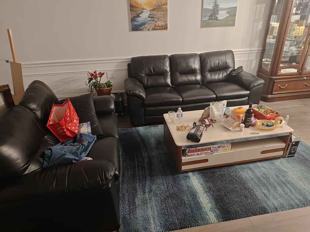sofa and coffee table