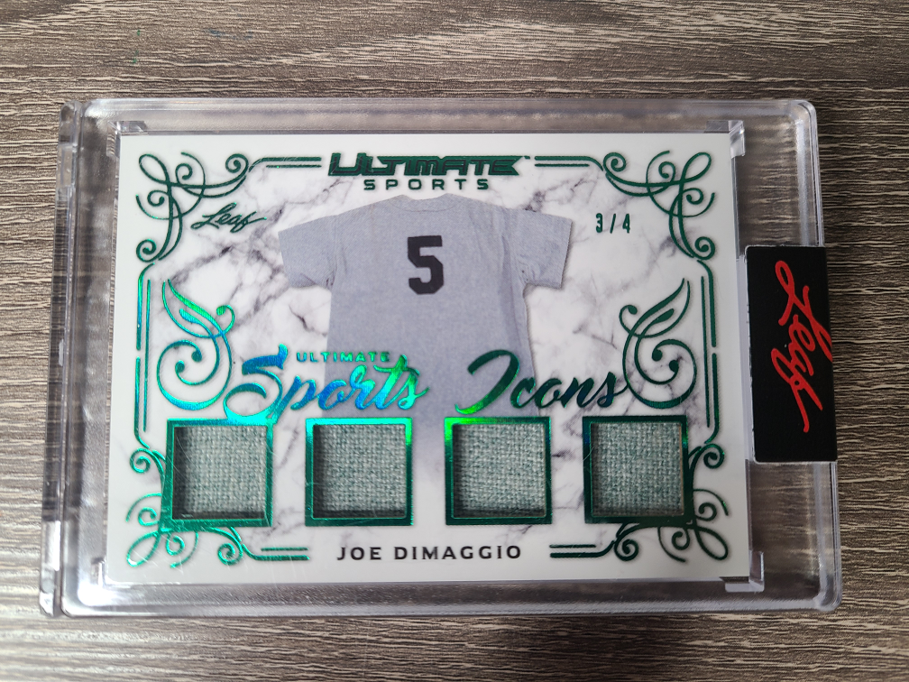 Joe Dimaggio Extreme Short Print Baseball Card