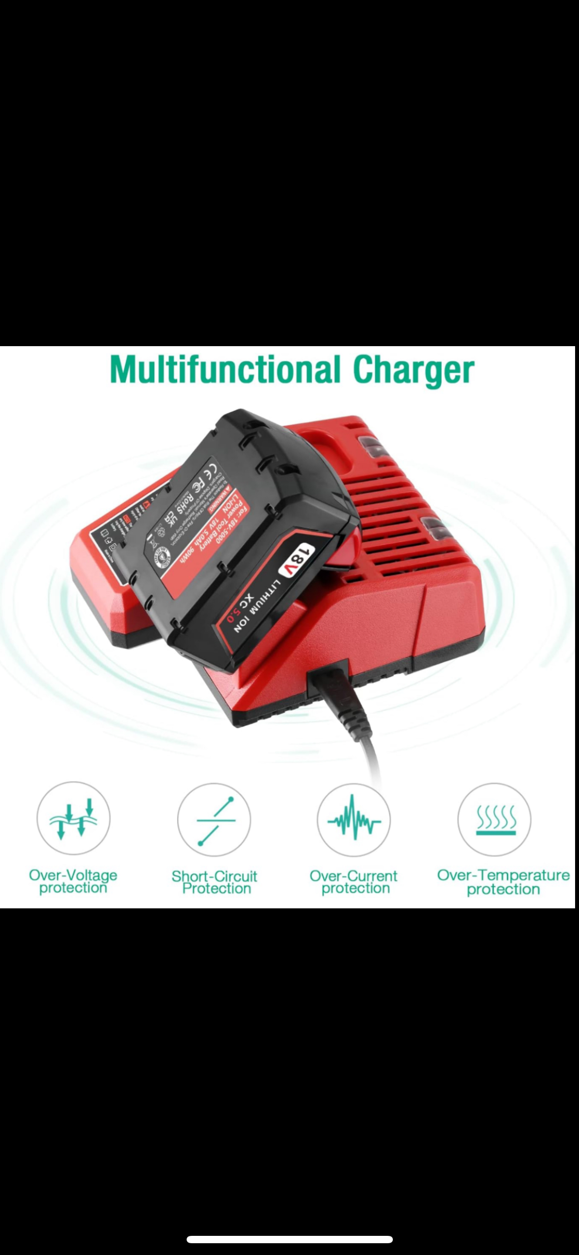 Battery and Charger Replace for Milwaukee image indicator(5)