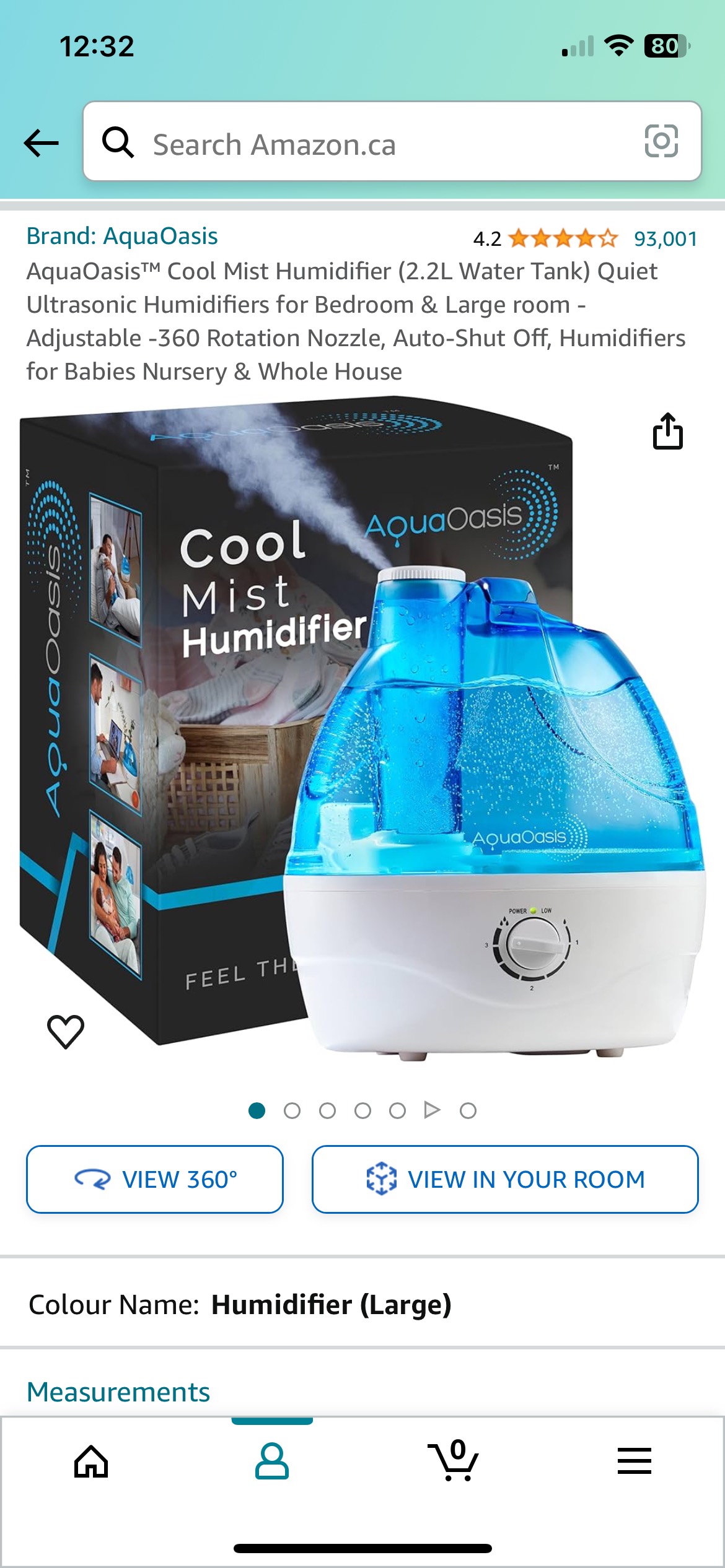 Aqua oasis Cool Mist Humidifier - photo 4