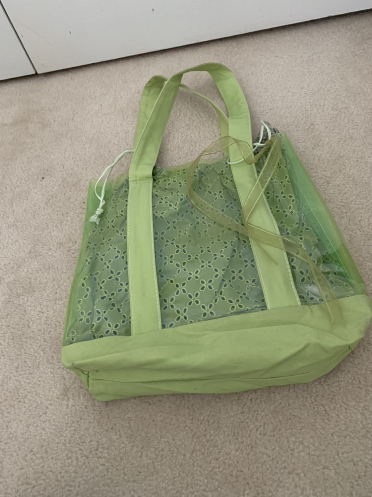 Casual PVC tote bag thumbnail