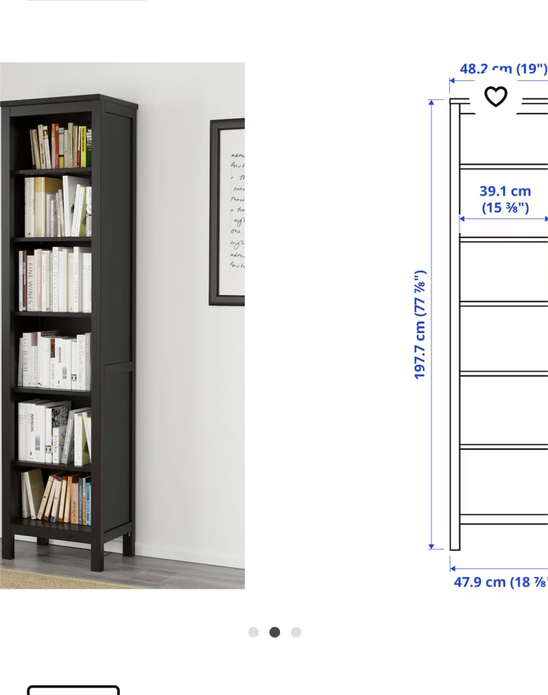IKEA Hemnes book case