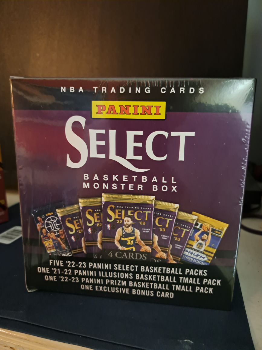 2022-23 Panini Select Basketball Cards Monster Box