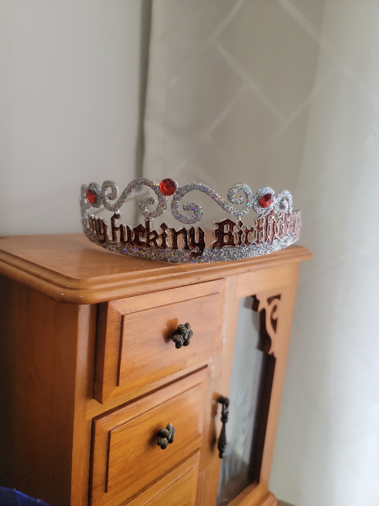 "It's My F*****G Birthday" tiara