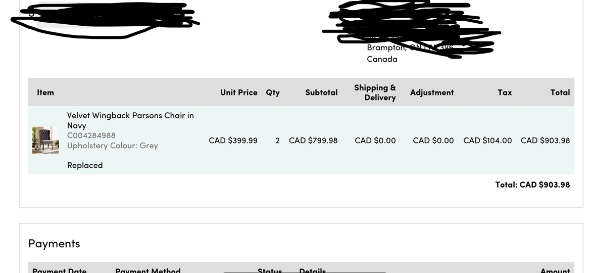 Brand New GREY Velvet Wingback Dining Accent Chair 2 available image indicator(7)