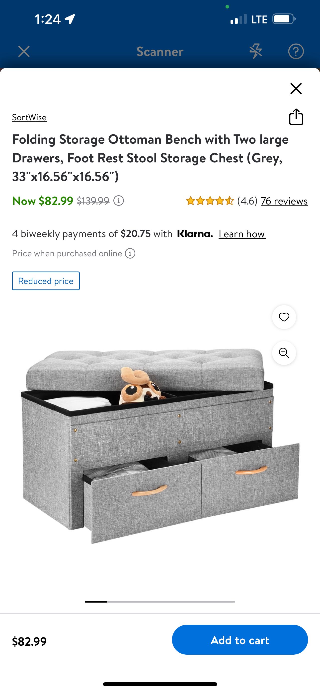 Foldable storage ottoman