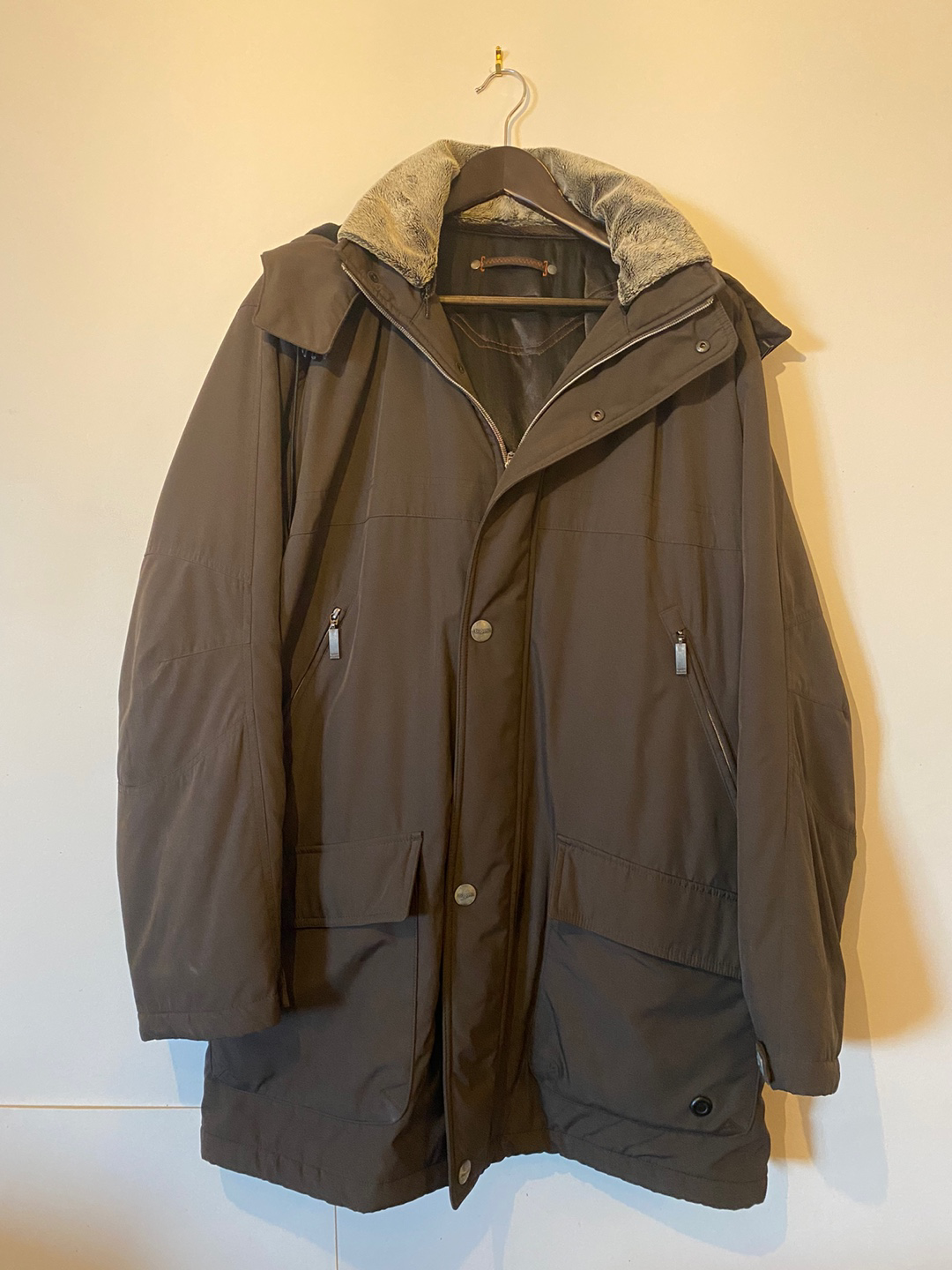 Bugatti  men's dark brown  coat image indicator(7)