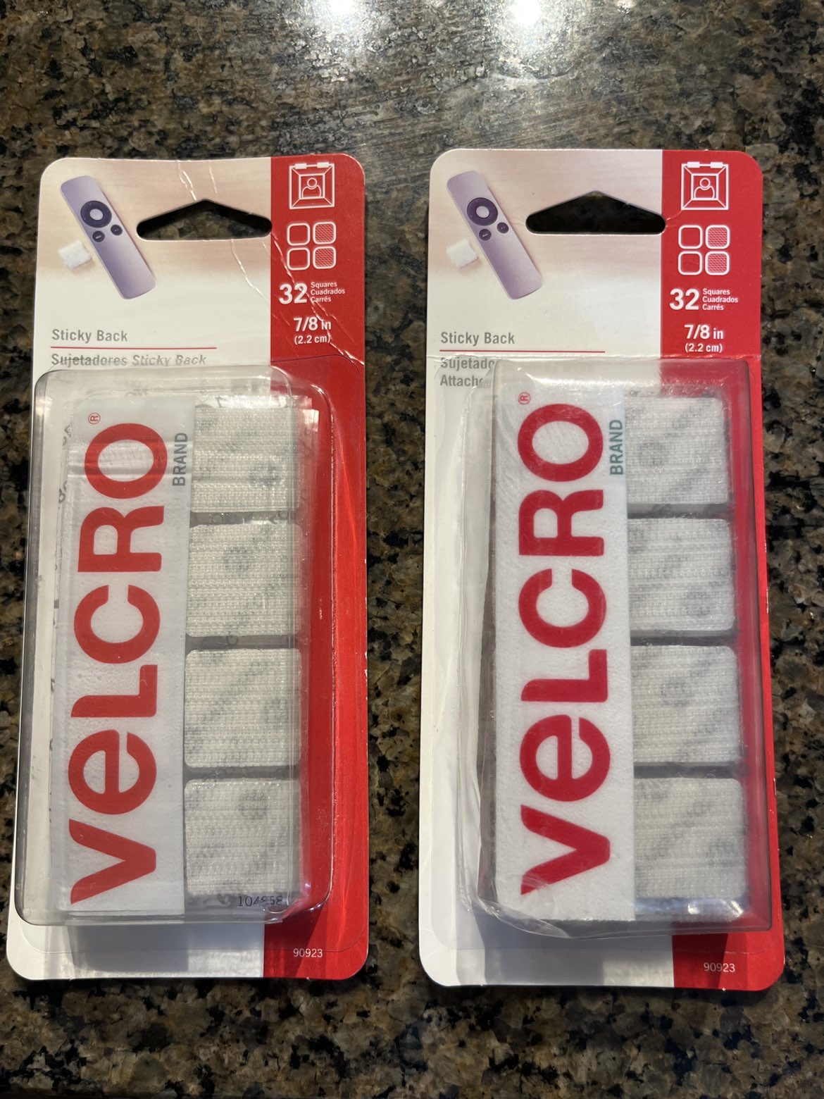 2 packs - Brand New Velcro sticky backs thumbnail