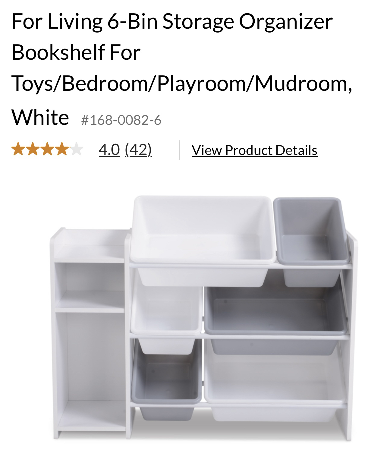 Toy storage organizer with bookshelf