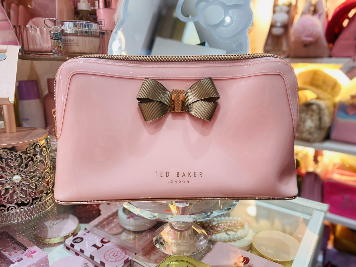 TED BAKER PINK LARGE POUCH