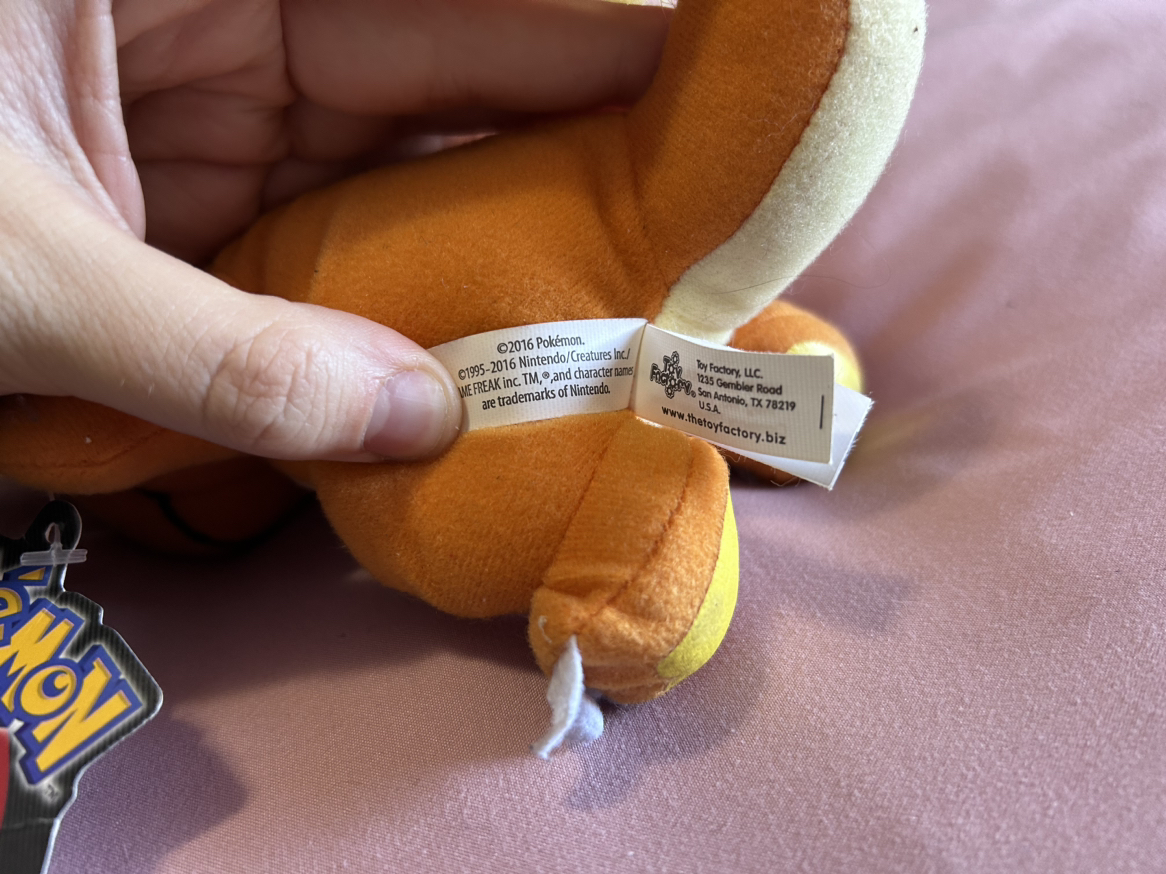 Charmander Plush Toy | Official Pokémon | 2016 Make image indicator(4)