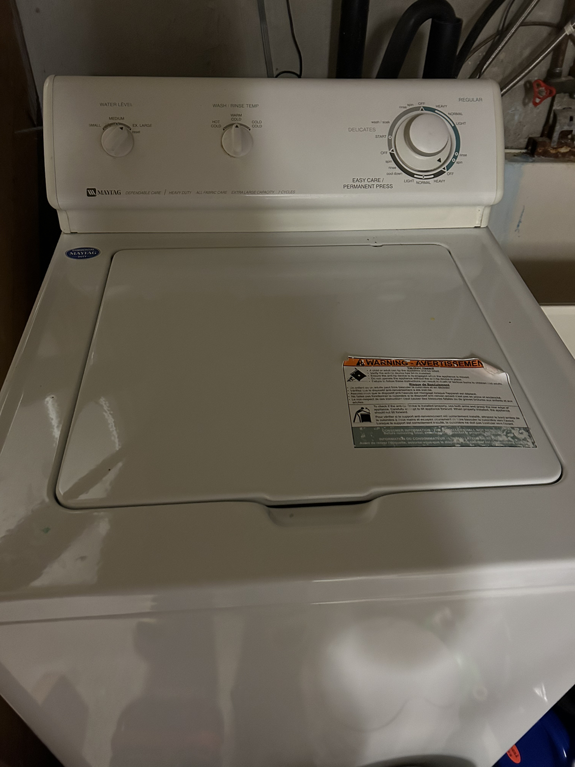 Washer and dryer