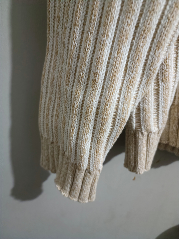 Zara Men Long Sleeve Cotton Beige color Size XL image indicator(3)