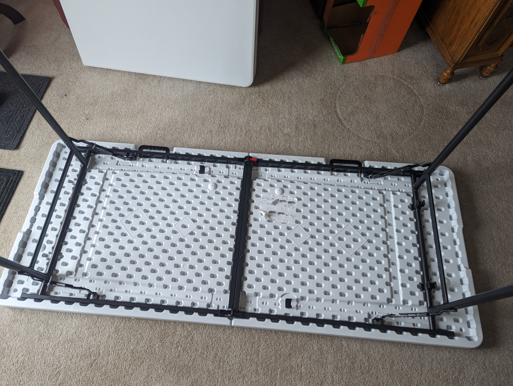 X2 Maxchief Heavy Duty 6ft Folding Table - photo 2